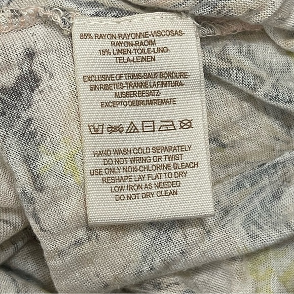 Free People Washed Sun Floral Smocked Tube Top Size XS - Picture 9 of 9